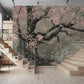 Blossoming Cherry Tree Mural Wallpaper in hallway