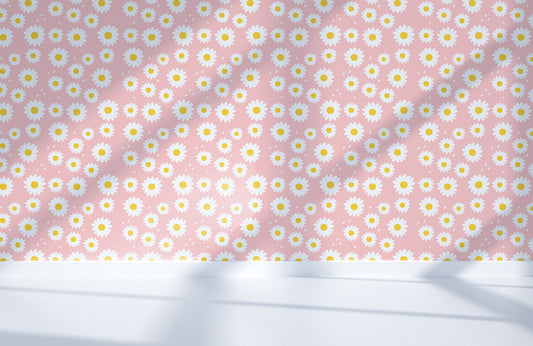 Daisy Delight Mural Wallpaper