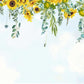 Sunflower Eucalyptus Botanical Mural Wallpaper