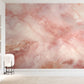 Blushing Elegance Marble Mural Wallpaper