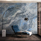 Blue Horizon Marble Mural Wallpaper