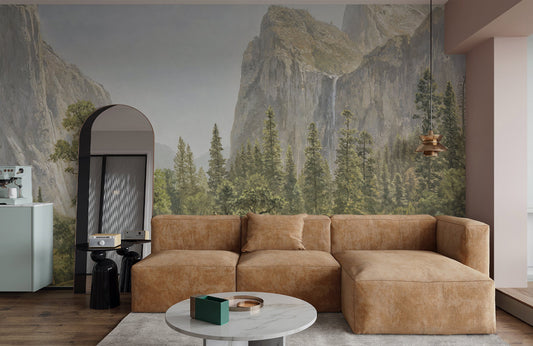 Tranquil Yosemite Vista Mural Wallpaper