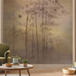 Golden Bamboo Forest Mural Wallpaper