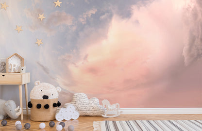 Blush Twilight Sky Mural Wallpaper