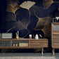 Opulent Ginkgo Harmony Mural Wallpaper