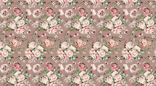 Order Samples of Vintage Pink Floral Bedroom Wallpaper Mural