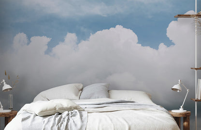 Majestic Cloud Peaks Mural Wallpaper