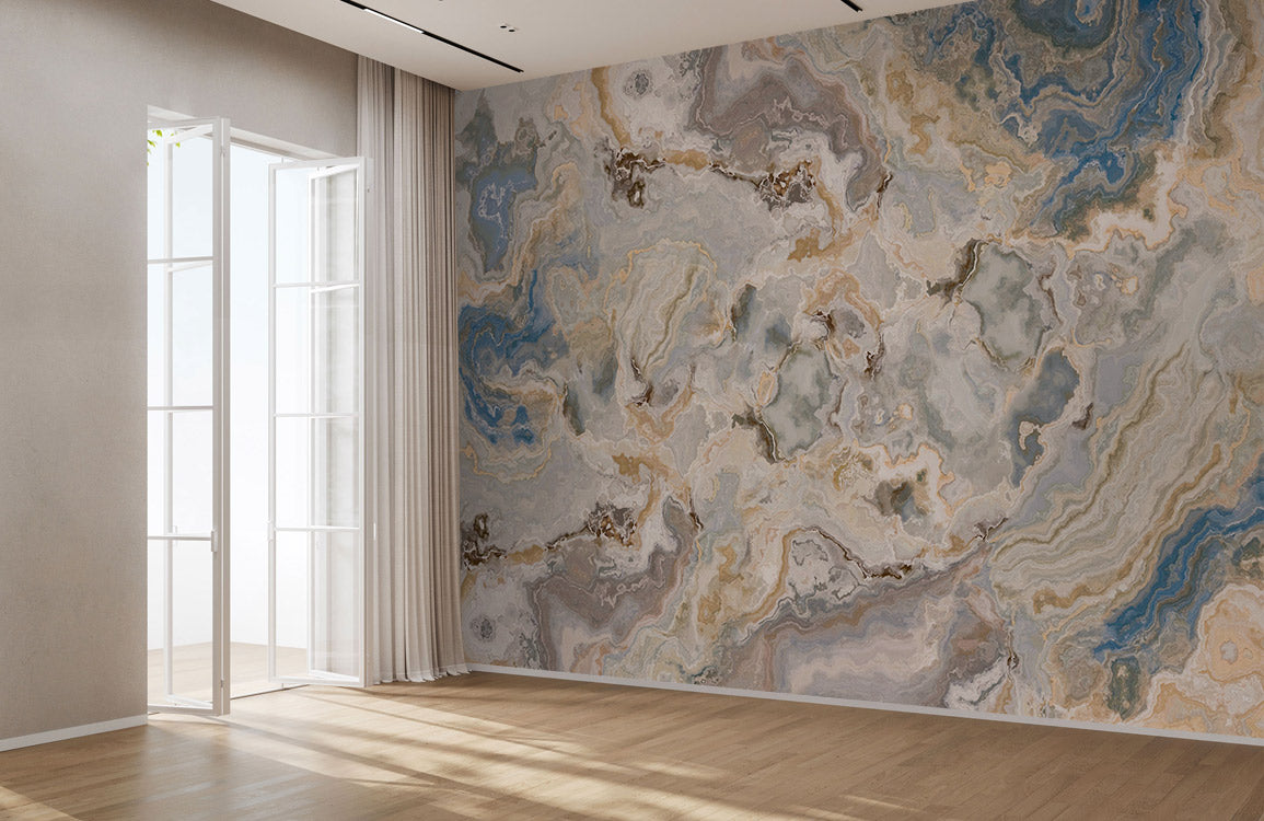 Ocean Breeze Marble Mural Wallpaper