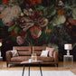 Dramatic Floral Essence Mural Wallpaper