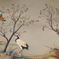 Elegant Oriental Birds Nature Mural Wallpaper