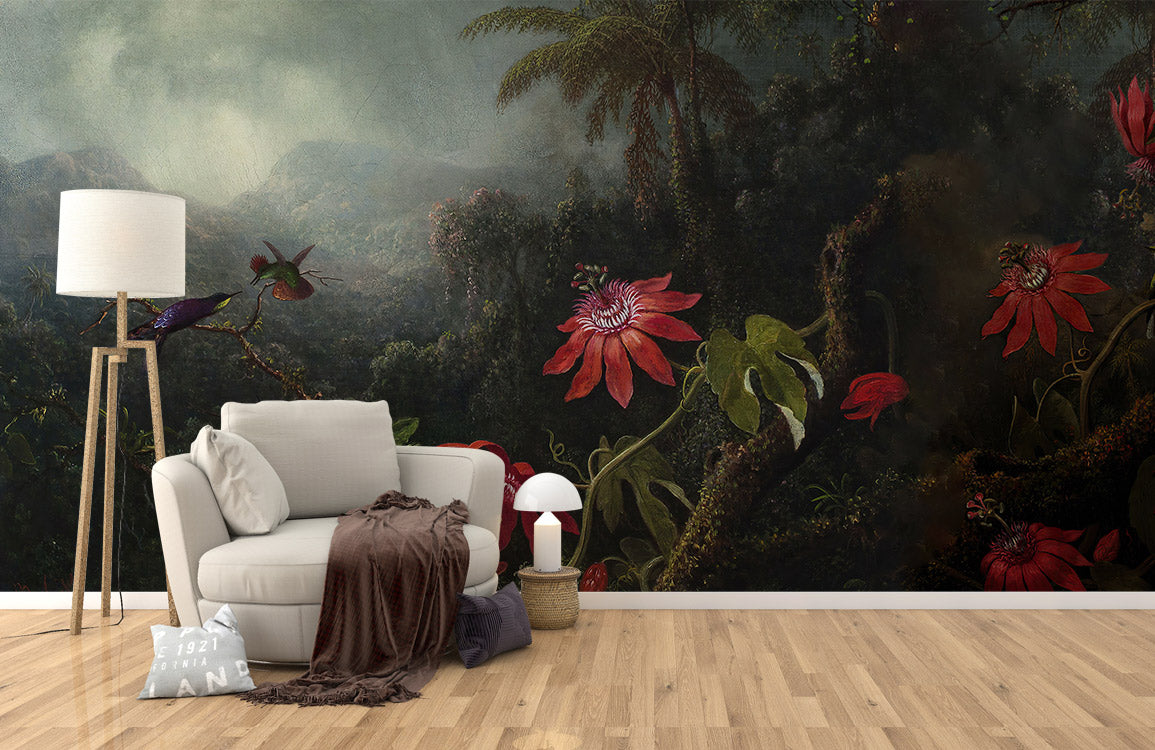 Mystical Rainforest Symphony Mural Wallpaper