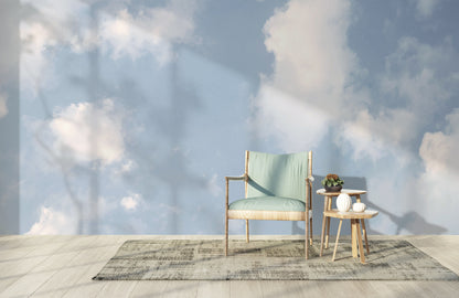 Daylight Cloud Drift Mural Wallpaper