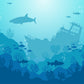 Underwater Ocean Life Mural Wallpaper