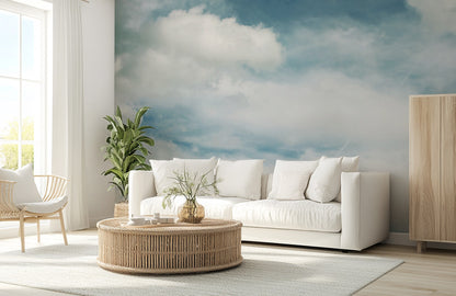 Whispering Sky Tones Mural Wallpaper