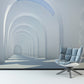 Serene Arched Pathway Mural Wallpaper