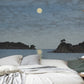 Moonlit Shoreline Mural Wallpaper