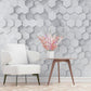 Hexagonal Serenity Mural Wallpaper