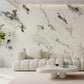 Alabaster Dream Marble Mural Wallpaper