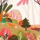 Enchanted Forest Melody Kids Mural Wallpaper