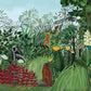 Tropical Rainforest Wildlife Botanical Wallpaper Mural