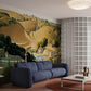 Whimsical Country Scene Mural Wallpaper