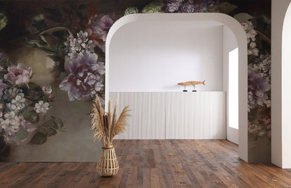 Maestoso Muro in Marmo Dorato Wallpaper