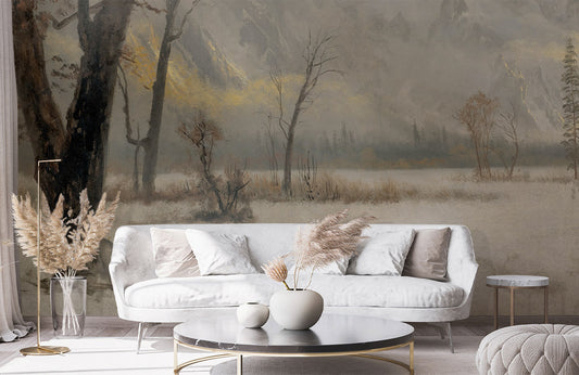 Tranquil Winter Bliss Mural Wallpaper