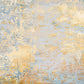 Abstract Gold Splash Blue Mural Wallpaper