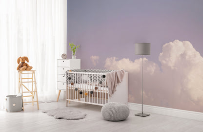 Cotton Candy Sky Mural Wallpaper