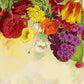 Vibrant Botanical Floral Burst Mural Wallpaper