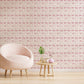 Lovely Bow and Heart Mural Wallpaper