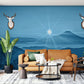 Serene Mountain Sunrise Landscape Wall Mural