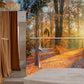 Autumn Forest Sunshine Landscape Mural Wallpaper