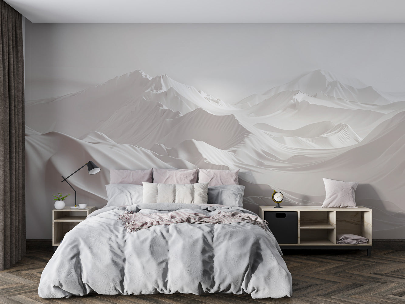 Serene Mountain Escape Mural Wallpaper