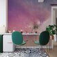 Blush Cosmic Cloud Mural Wallpaper