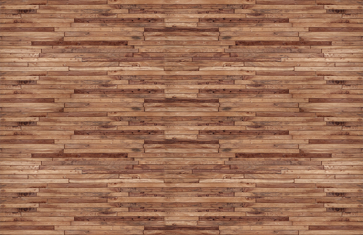 Rustic Wood Plank Feature Mural Wallpaper