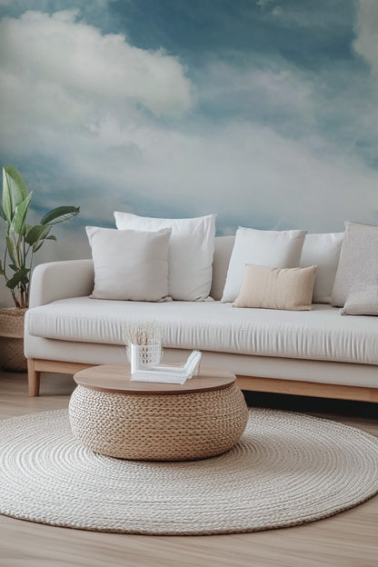 Whispering Sky Tones Mural Wallpaper