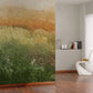 Earthy Landscape Mural Wallpaper in living room