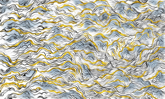 Abstract Mountain Wallpaper Mural