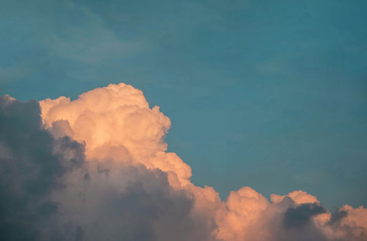 Dusky Ember Clouds Mural Wallpaper