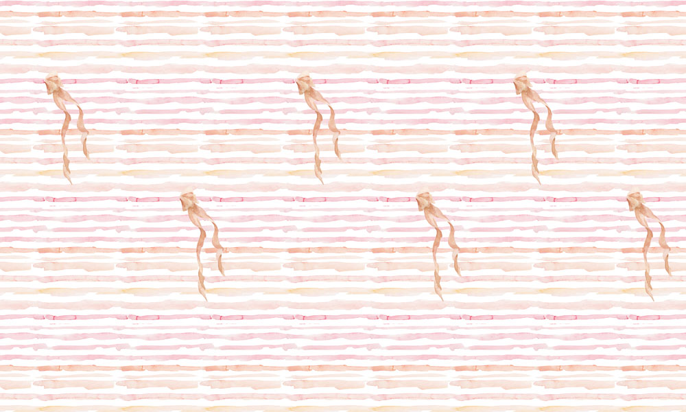 Graceful Ribbons Mural Wallpaper