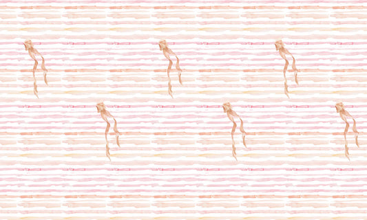 Graceful Ribbons Mural Wallpaper