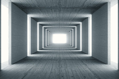 Endless Modern Path Mural Wallpaper in hallway