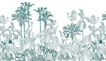 Tropical Wilderness Harmony Mural Wallpaper
