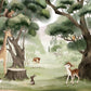 Enchanting Woodland Animals Forest Wallpaper