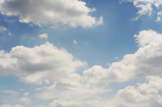 Peaceful Daylight Clouds Mural Wallpaper