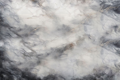 Mystic Gray Marble Mural Wallpaper