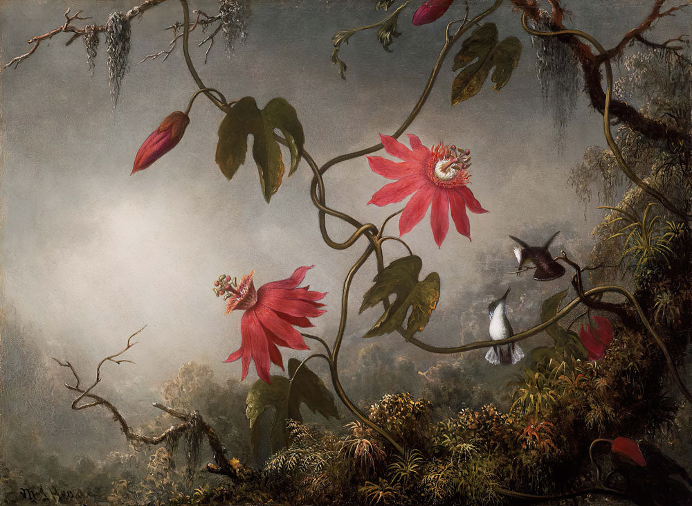 Passionflower Enchantment Mural Wallpaper