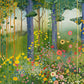 Klimt's Garden Mural Wallpaper