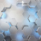 Hexagon Harmony Mural Wallpaper